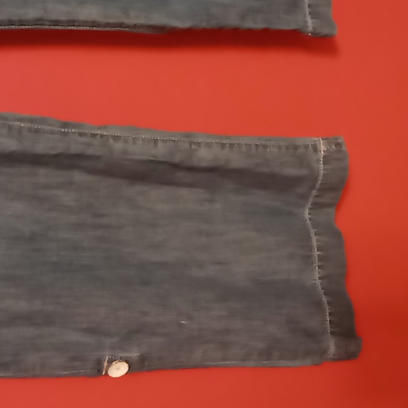 Gap Maternity 10 Reg White Button on Leg for Capri Conversion - Picture 3 of 7